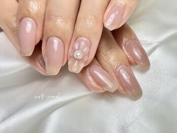 アークネイル 下北沢(urk.nail)/ぷっくりフラワー