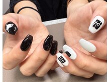 エスネイルサロン(S Nail Salon)/黒白ネイル