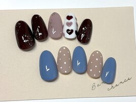 秋デザインネイル