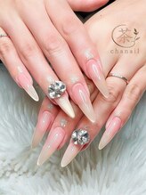 チャネイル(Cha nail)/華やかビジューネイル