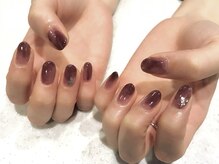 アース コアフュールボーテ 新潟中野山店 (EARTH Coiffure beaute')/とぅるん塗りかけネイル ￥7000