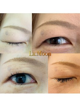 ラ ムーン アイラッシュアンドヘアメイク(La.Moon)/ビフォーアフター