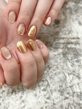 プライベート ネイルサロン マーマ(murmur)/ミラーネイル