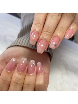 アイリッシュネイル 久屋大通店(Irish Nail)/#ミルグラ