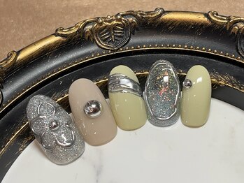 グリッター(GLITTER)/メタリックフラワー