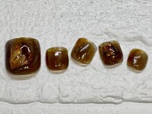 ネイルメゾン 天神店(NAIL MAISON)/奥行き金箔ヴィンテージ¥11000