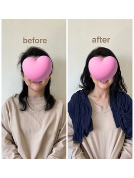 ベルヴェール(Bellevert)/カラー診断　ビフォー＆アフター