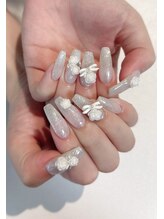 ネイルサロン エフ(ef)/ホワイトローズ