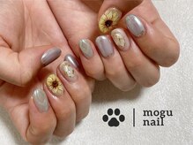 モグネイル(Mogunail)/ひまわりネイル /手書きアート