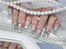 ベルグローアルファネイル(BELLE GROW ALPHA NAIL)/水色マグネットネイル