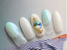 ネイルサロン ティディ(TIDY)/シンプルリゾート★天然石ネイル