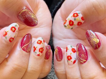 エスネイル(Snail)/お正月ネイル