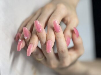 2M ネイル アトリエ(2M NAIL ATELIER)/美爪 ワンカラー パールピンク