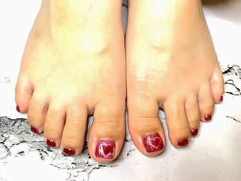 ネイルサロンブリス(nail salon Bliss)/☆ハートマグネットネイル☆