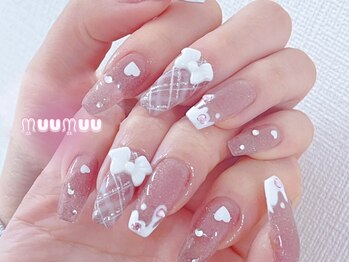 ムームーネイル 渋谷店(muumuu nail)の写真/渋谷駅徒歩5分☆シンプル～華やか、個性的なデザインまで幅広く対応♪爪の形にお悩みの方もお気軽に相談♪