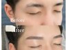 メンズも◎【眉Wax＆眉パSET】眉Wax脱毛1回+ブロウリフト¥15730→12000