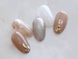 くすみカラー☆ニュアンス大理石