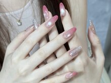 ナユキネイル 渋谷店(NA.YUKI NAIL)/バイカラー 水光マグネット