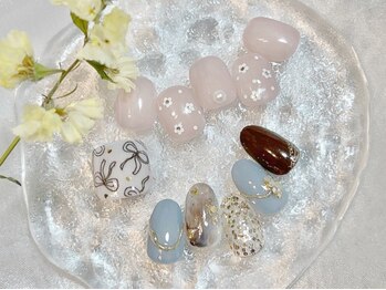 レバナ(Levana)の写真/【初回オフ無料】自爪を傷めないパラジェル使用♪貴方に似合う大人ネイルをご提案★デザイン相談も大歓迎！