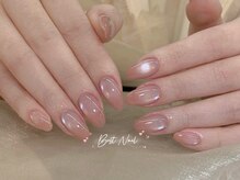 Best Nail 銀座店【ワンホンネイル・スカルプ・パラジェル・上品ジェルネイル】/マグネットネイル水光ちゅるん系