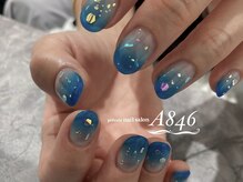 エーハチヨンロク(A846)/カラーグラデ＋追加アート