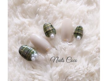 ネイルズ ココ(nails COCO)/タータンチェックネイル