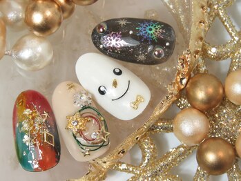 ビアンカ(Bianca)/クリスマスネイル♪