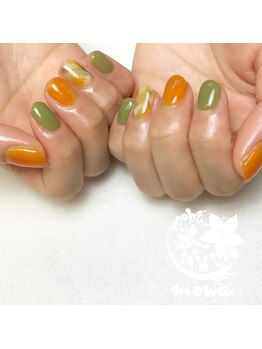 サロンモワ(salon mowa)/☆ピスタチオネイル☆