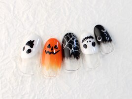 ハロウィンネイル