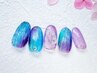 ＜梅雨限定＞みずみずしい旬の美ネイル☆紫陽花クーポン☆¥8980～¥10980