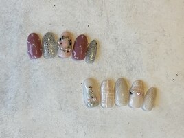 クリスマスデザインネイル