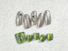 ルナウーナ 谷塚店(LUNAUNA)/春のハンドフットお揃いセット