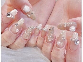キレイエ ネイルズ(KIREIE NAILS)/キラキラ ガーリー チェック