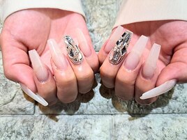 【スカルプ】埋め尽くしネイル