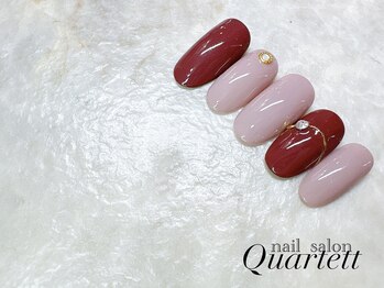 【ブラウン×ピンク×上品】