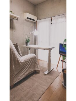 saoriroom　パラジェル/マグネットネイル/長さだし/フィルインの写真/周りを気にせずリラックス。完全予約制のプライベートサロンで★おくつろぎ下さい