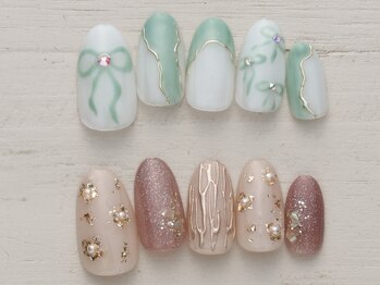 ネイルミックス 水戸店(Nail Mix)の写真/【5990円★トレンドコース(60分)】周りと差がつく最旬ネイル。毎月変わるデザイン9種類/水戸