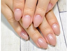 アズールネイル(AZUL nail)/カラーベース　フレンチ