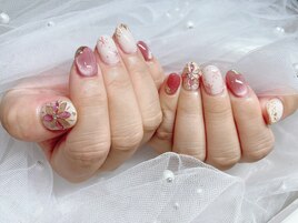 お花ネイル