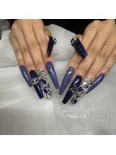 デフィ(defi)/ラメ/ブルー/埋めつくし