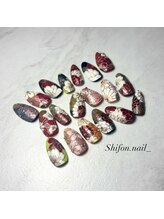 シフォンネイル(Shifon.nail_)/振袖ネイルチップ