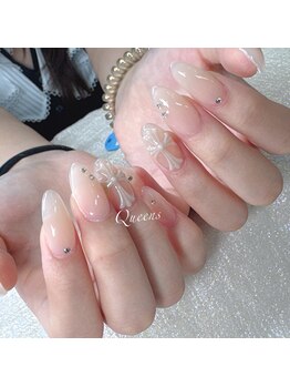 クイーンズビューティーサロン 新宿本店(Queen's beauty salon)/チップ長さ出し10本やり放題
