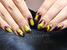 ブラウン×ゴールドxニュアンス