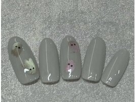 10月シンブルオフィスネイル
