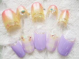 ジェル幅広選べるアート¥7920～