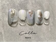カラネイル 南森町店(calla nail)/シルバーメタリック