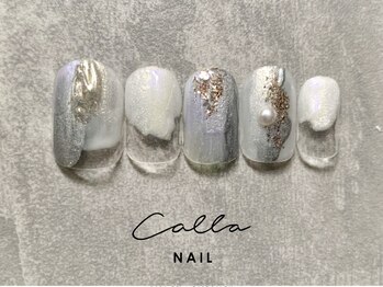カラネイル 南森町店(calla nail)/シルバーメタリック