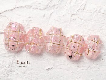 ジェミーネイル エビス(Jemiy nail ebisu)/ワイヤーぷっくりクリア12000yen