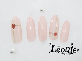 バレンタインネイル