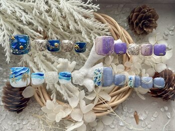 ネイル ナテュール 平塚店(Nail Nature)の写真/とってもお得【☆持ち込みやり放題コ-ス☆ハンド&フット同時割☆12500円】デザインサンプルも600種類以上♪